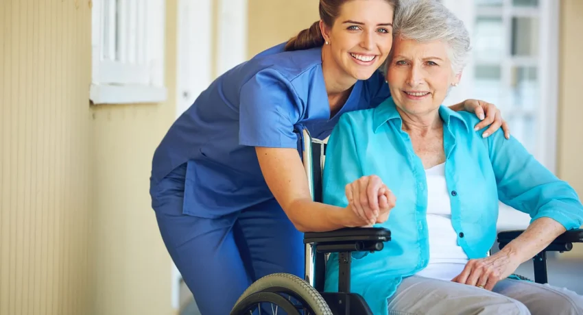 portrait-caregiver-old-woman-wheelchair-hospital-helping-elderly-patient-support-clinic-happy-medical-healthcare-social-worker-talking-senior-person-with-disability